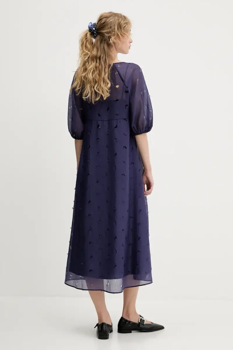 vestito colore violetto SG-PF25-D129-1608 miniatura 2