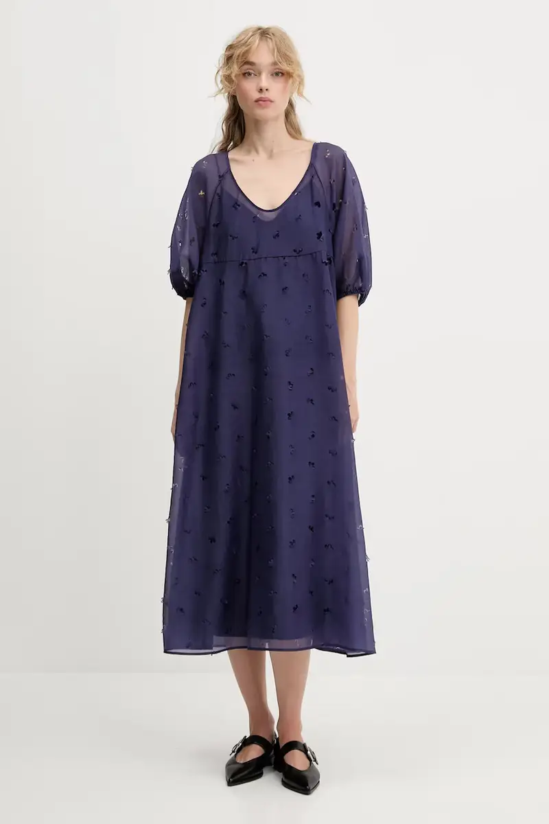 vestito colore violetto SG-PF25-D129-1608