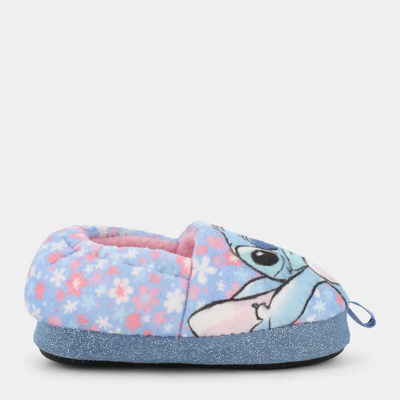 Ciabatte Stitch da Bambina, azzurro
