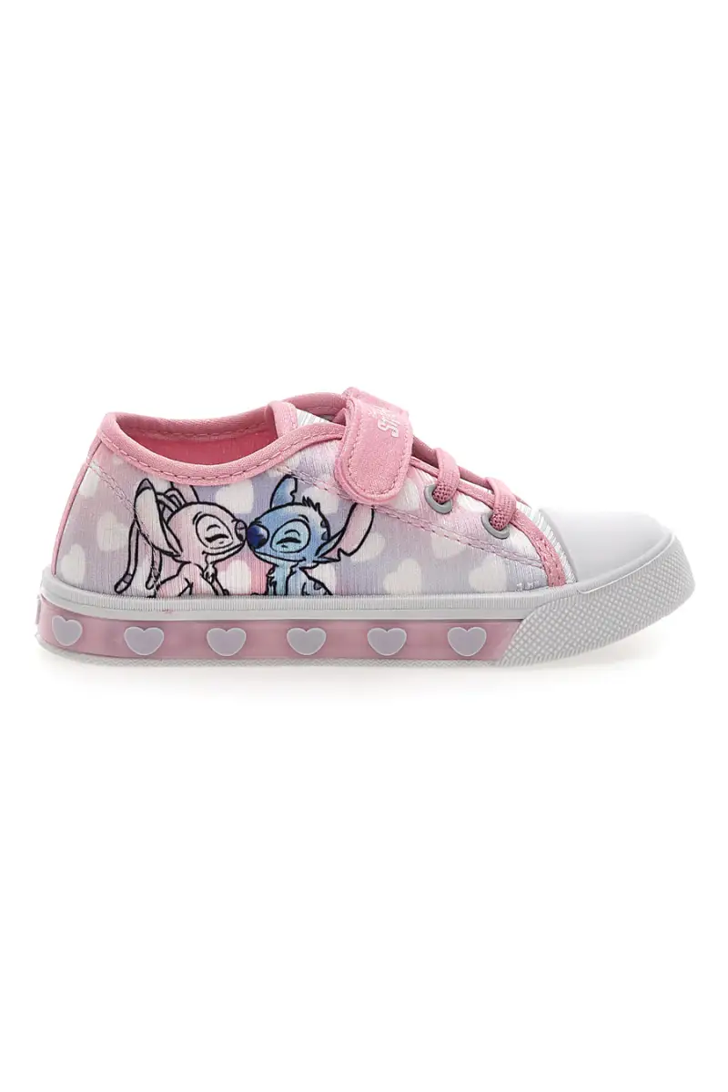 Sneaker rosa con luci Stitch D14450 [ROSA]