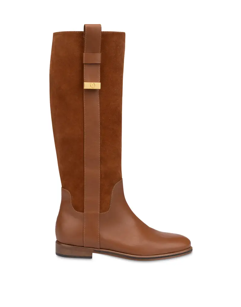 Stivale Cavaliere Austin in Crosta e Vitello CUOIO, 38, Pollini