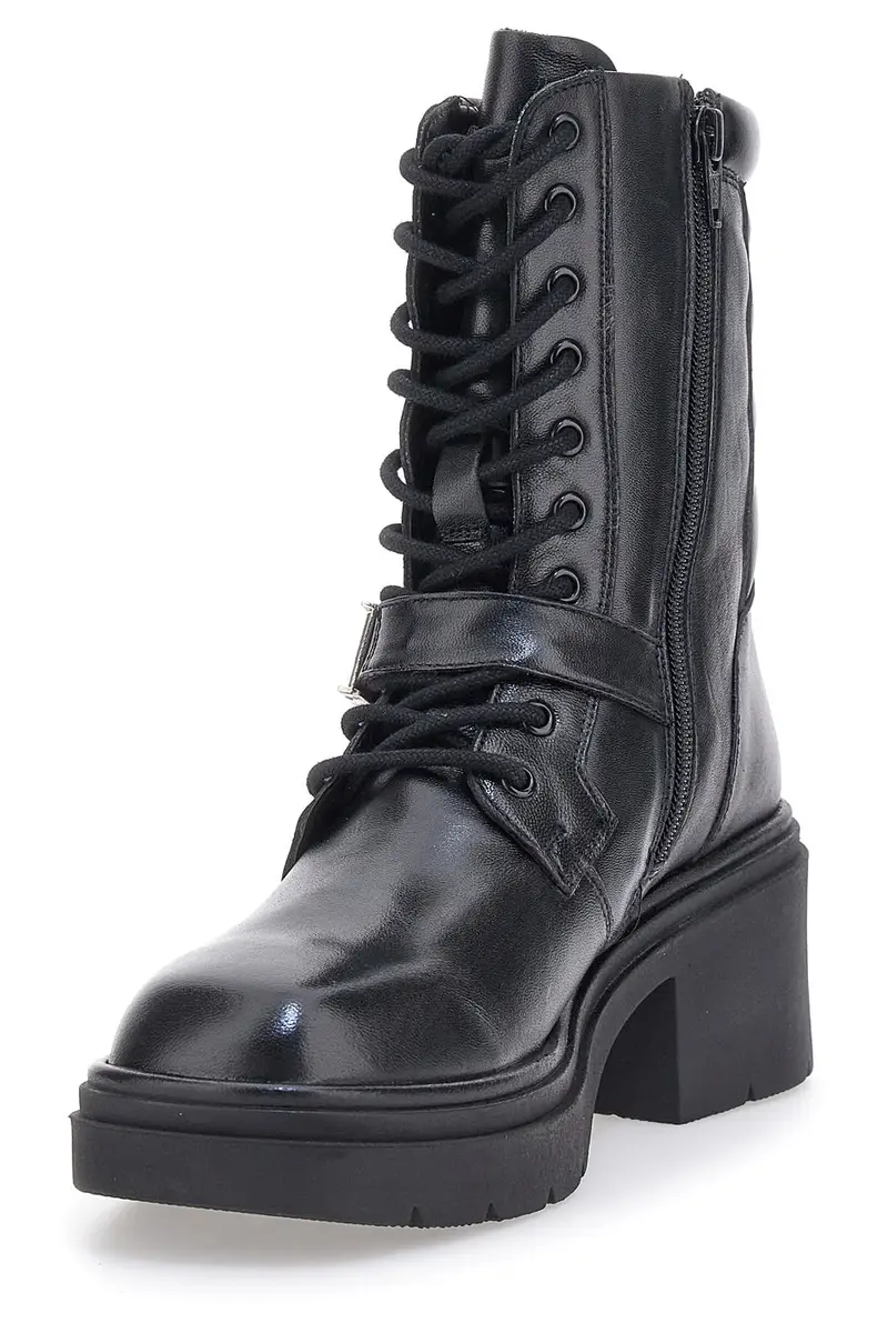 Stivaletti Anfibi Vera Pelle Pittarello Rock 6705 miniatura 3