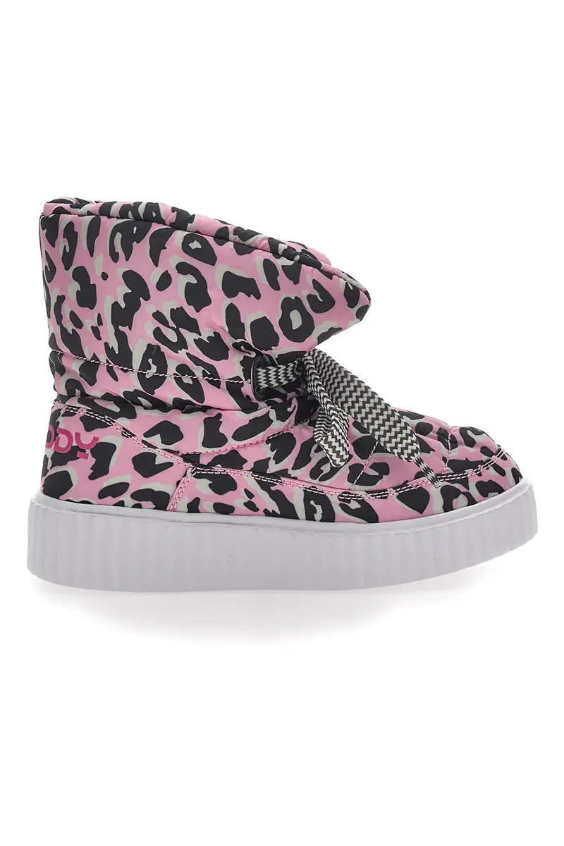 Stivaletti Animalier Rosa Imbottiti Freddy 7558