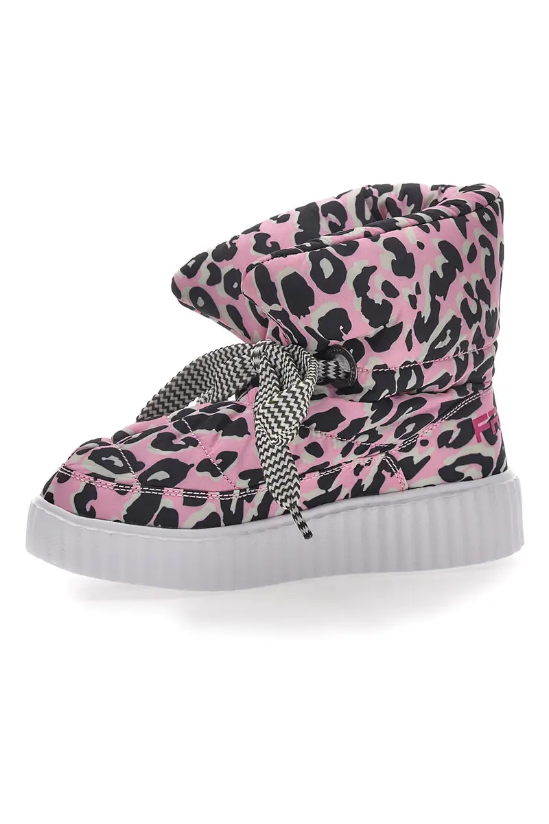 Stivaletti Animalier Rosa Imbottiti Freddy 7558 miniatura 3