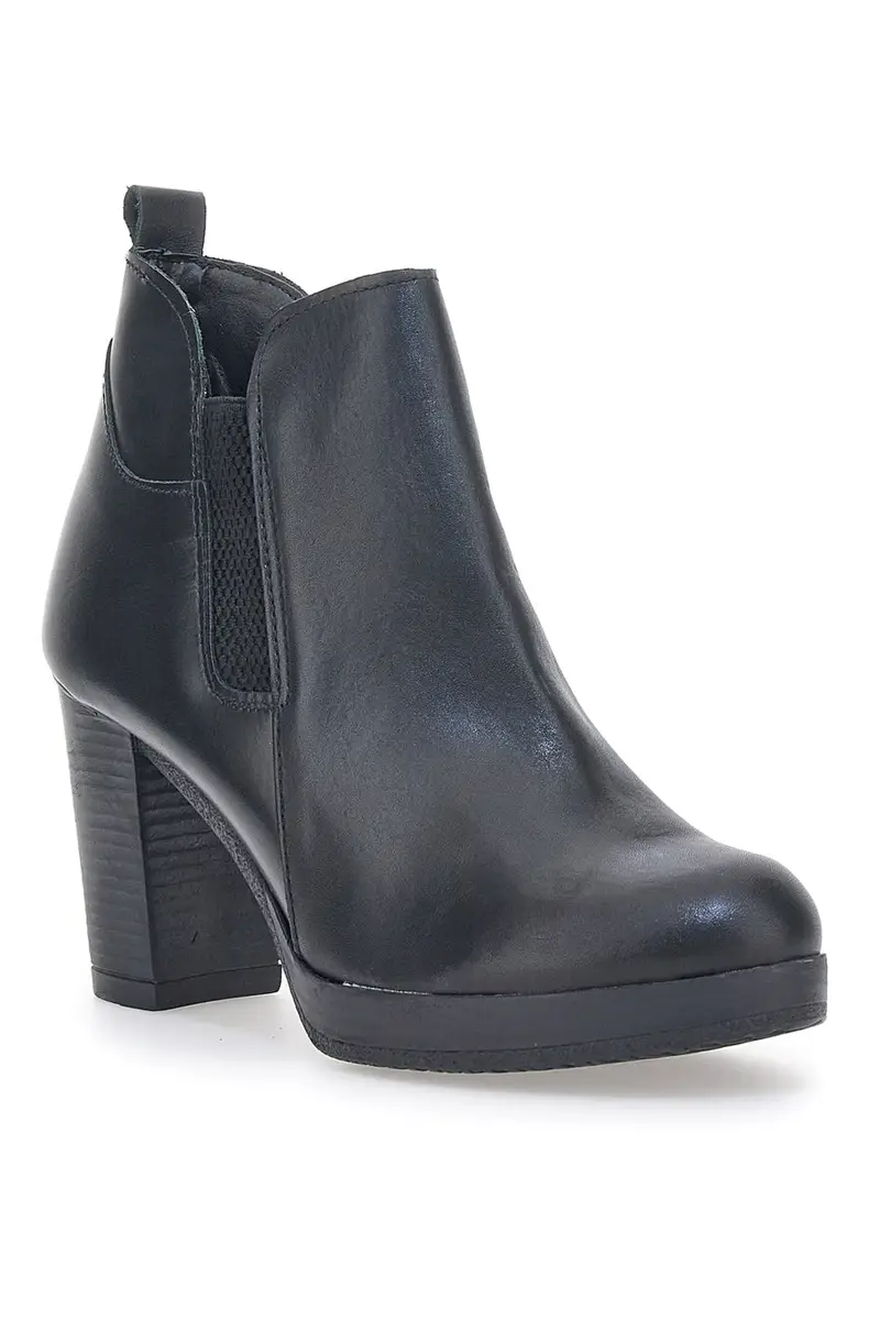 Stivaletti Ankle Boots Pittarello Class 302 Nero Vera Pelle miniatura 2
