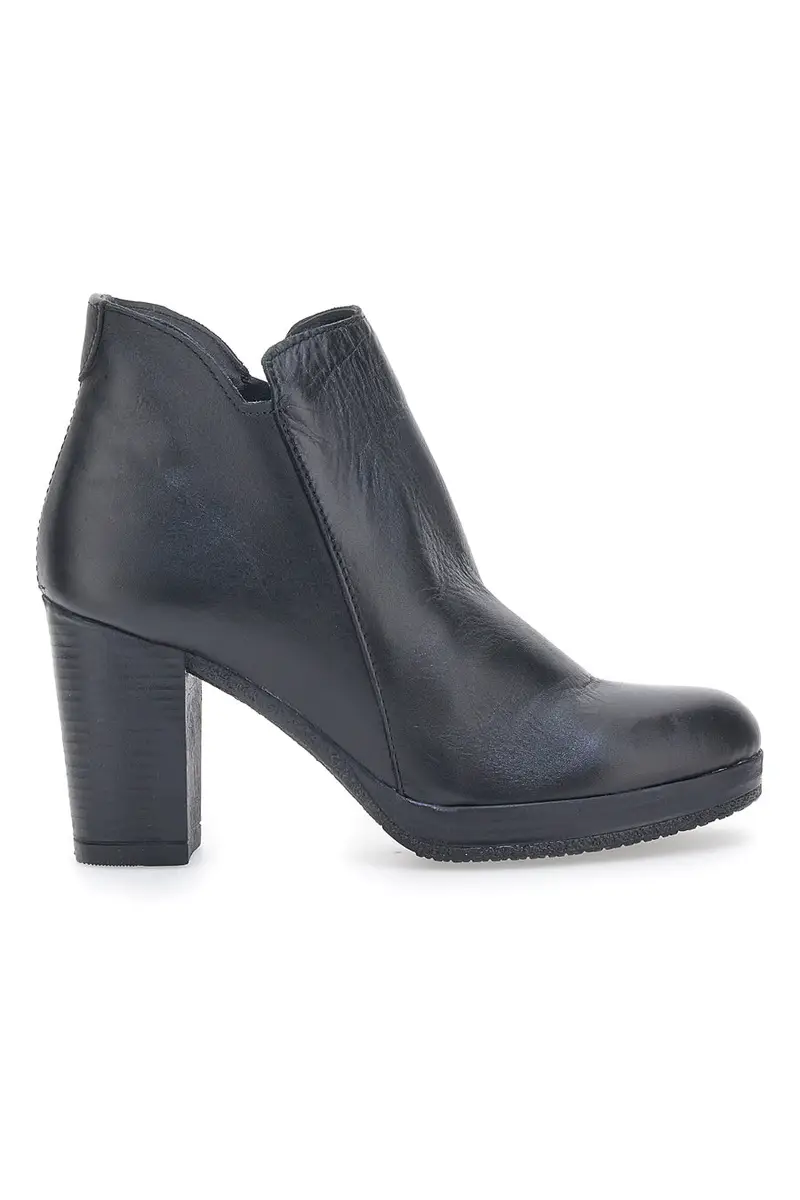 Stivaletti Ankle Boots Pittarello Class 307 Nero Vera Pelle