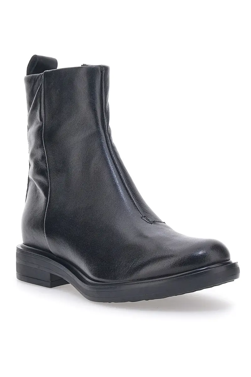 Stivaletti Ankle Vera pelle Neri Pittarello Street 64247 miniatura 2