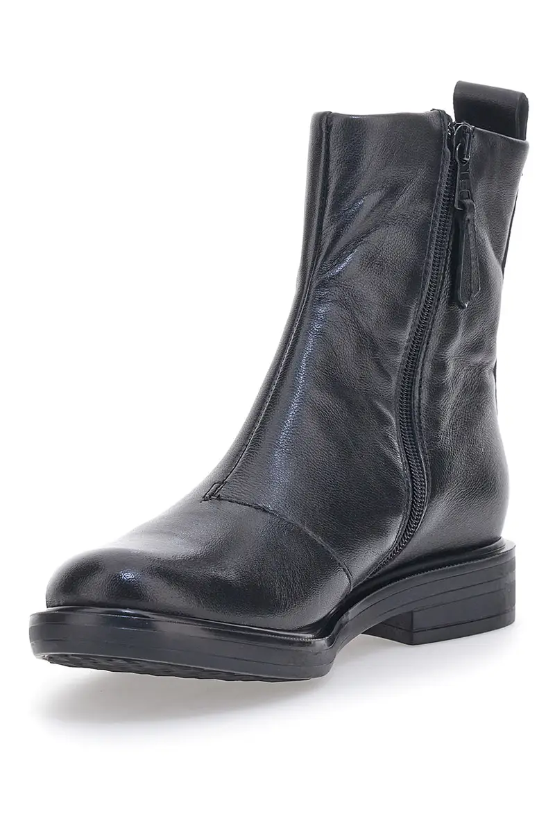 Stivaletti Ankle Vera pelle Neri Pittarello Street 64247 miniatura 3