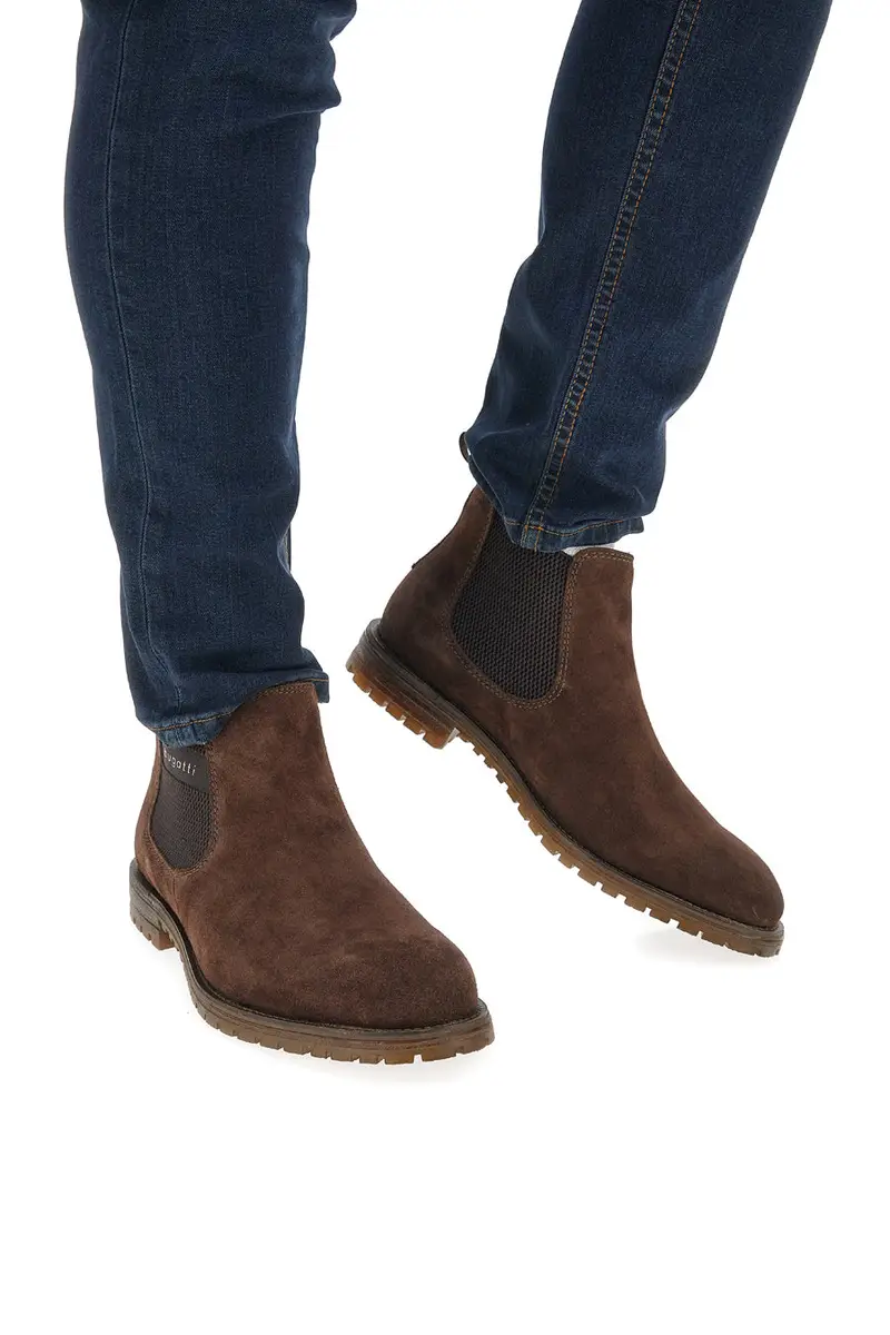 Stivaletti Beatles Marroni In Vera Pelle Bugatti 311AOB311400 miniatura 2