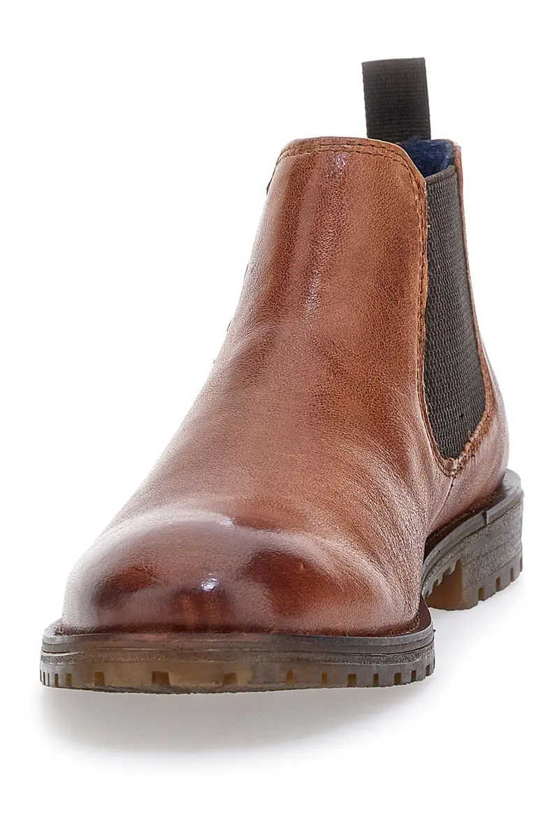 Stivaletti Beatles Marroni In Vera Pelle Bugatti 311AOB314200 miniatura 3