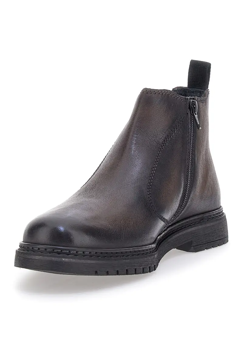 Stivaletti Beatles Marroni In Vera Pelle Bugatti 331AON323200 miniatura 3