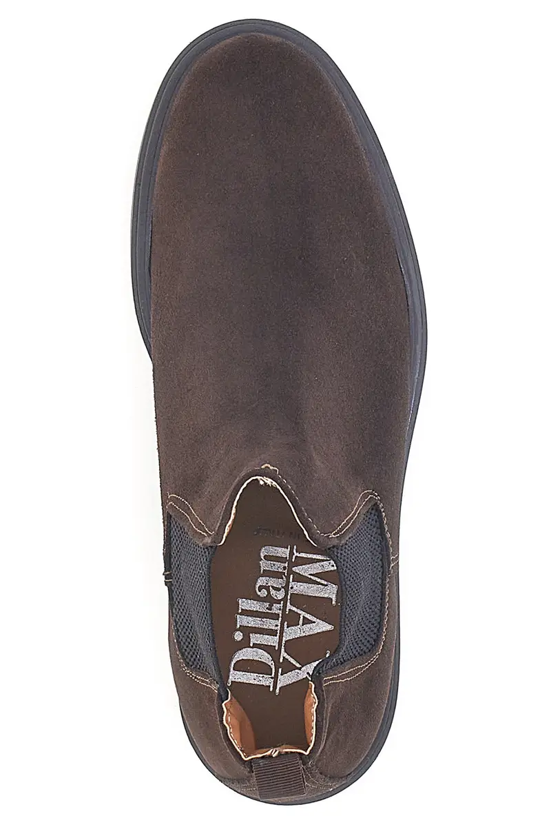 Stivaletti Beatles Marroni in Vera Pelle con Elastici Laterali MAX DILLAN 6991 miniatura 3