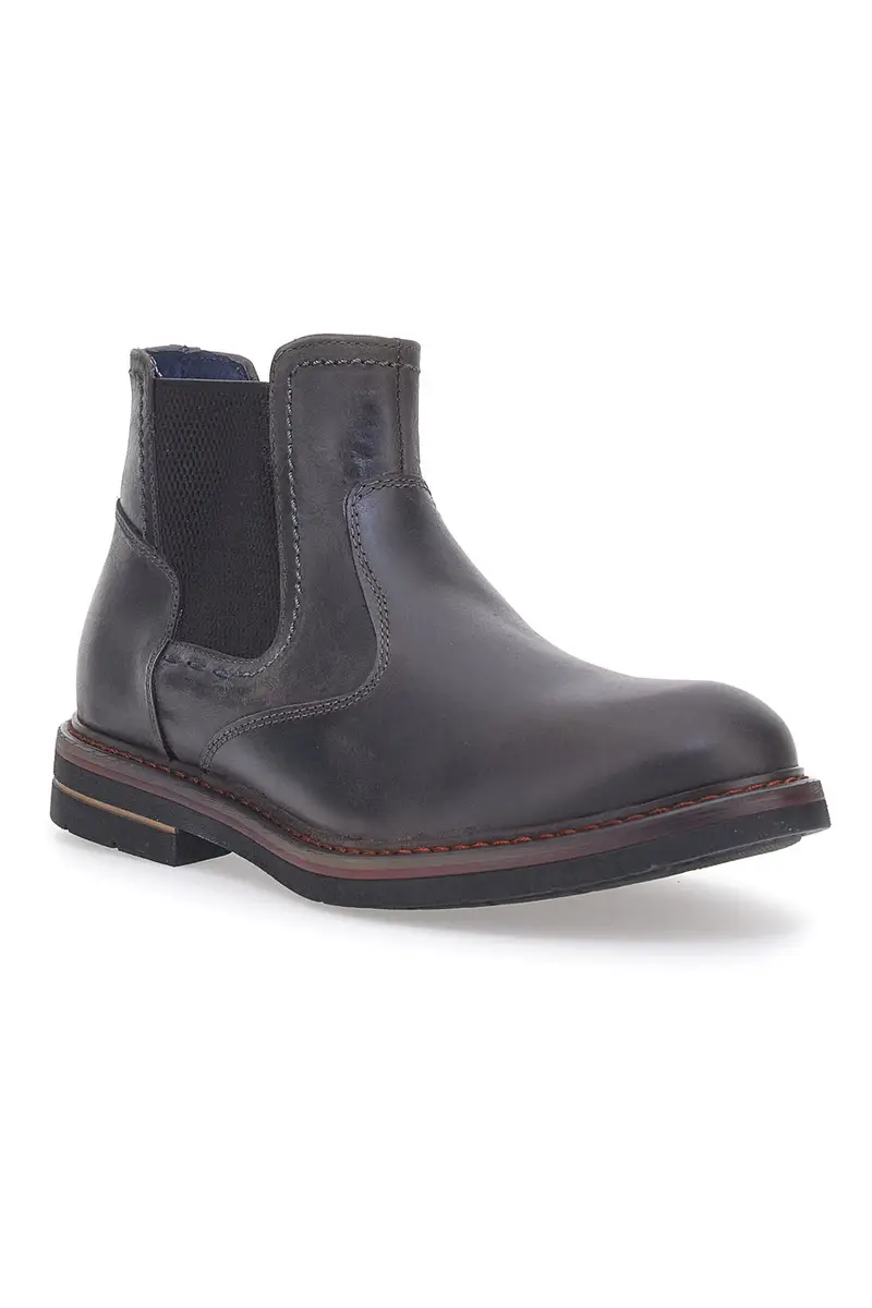 Stivaletti Beatles Marroni Out Put 72064 Vera Pelle miniatura 2