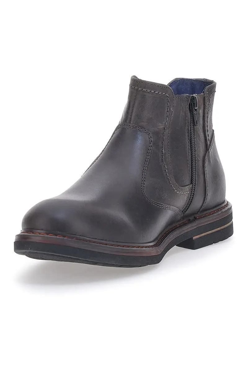 Stivaletti Beatles Marroni Out Put 72064 Vera Pelle miniatura 3