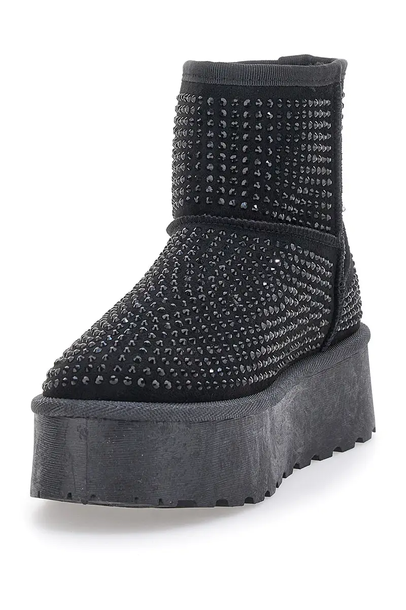 Stivaletti con Strass Neri Pittarello Glam 1302 miniatura 3