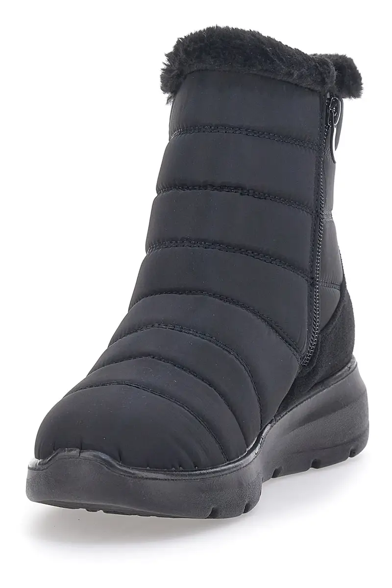 Stivaletti Doposci con cerniera Neri Mio Tempo 383 miniatura 3