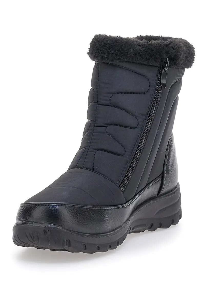 Stivaletti Doposci con cerniera Neri MIO TEMPO 515 miniatura 3