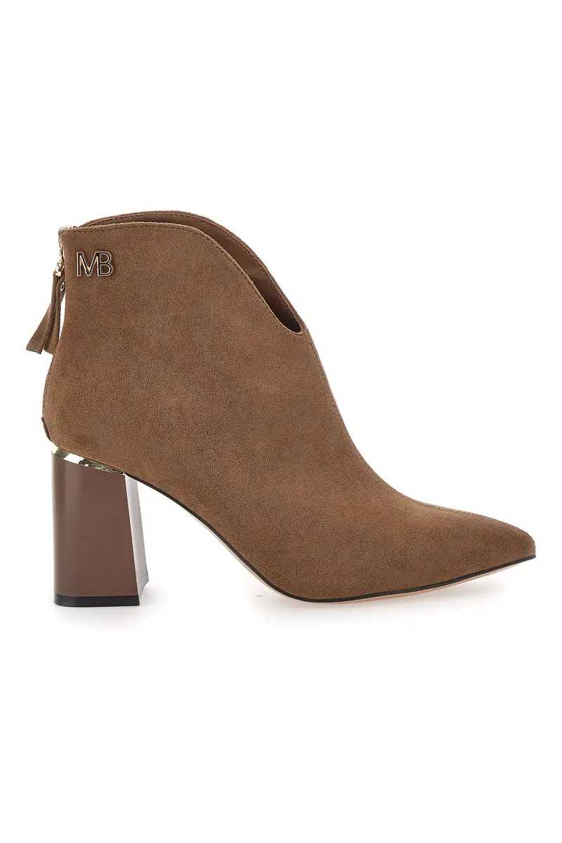 Stivaletti Marroni Con Tacco a Blocco MARIELLA BURANI 50720458