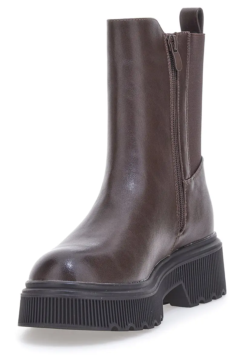 Stivaletti Marroni Dame Rose 23 miniatura 3