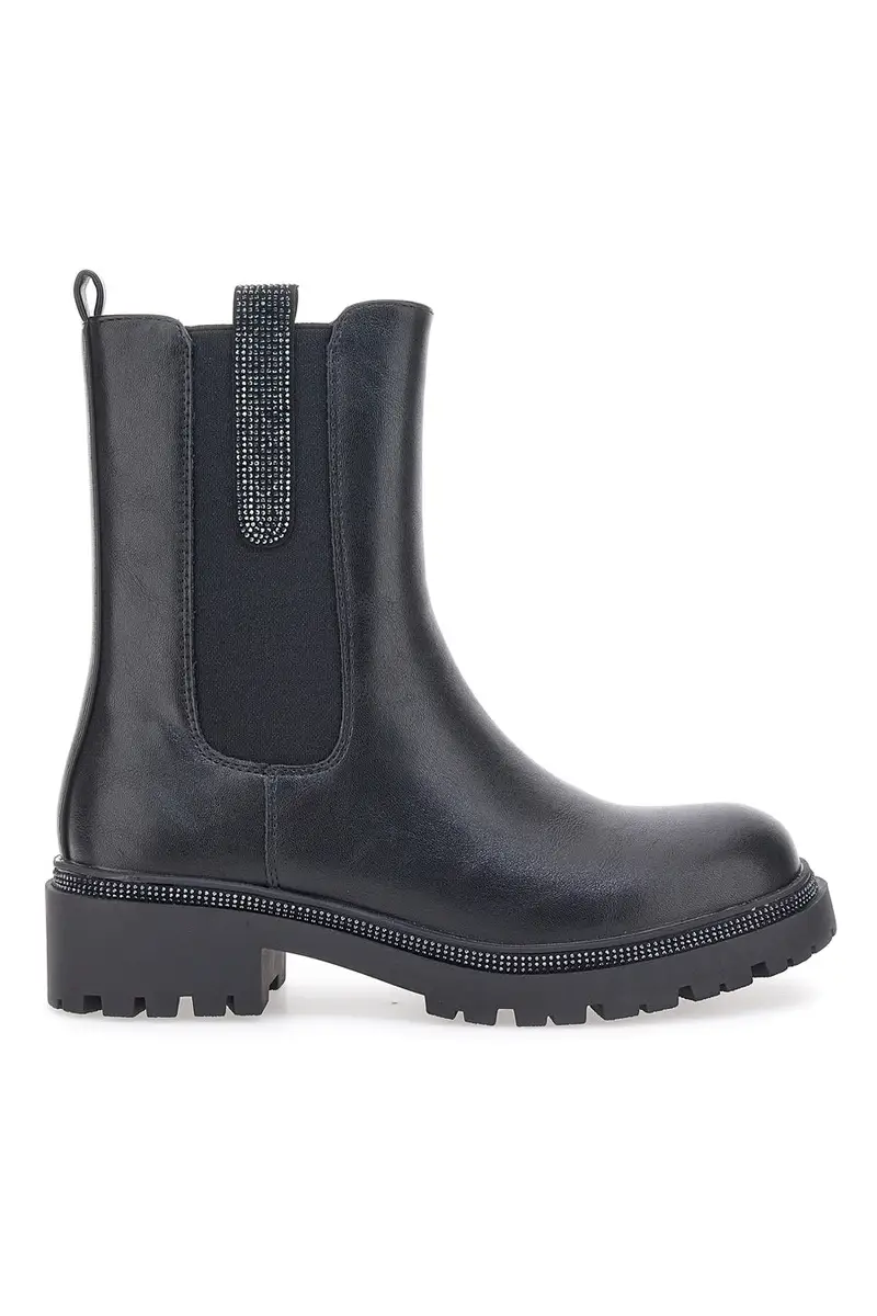 Stivaletti Neri Chelsea Con Cerniera Me & Me RQ23WG1
