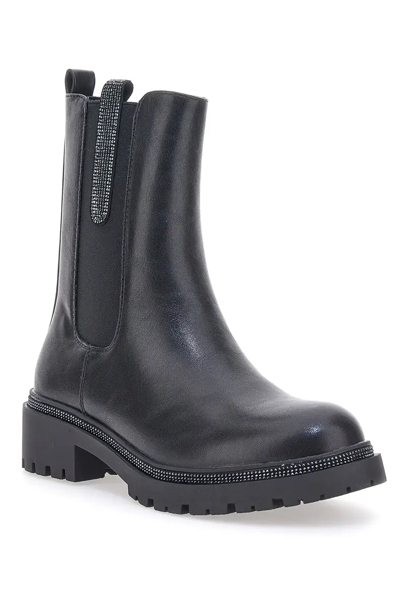 Stivaletti Neri Chelsea Con Cerniera Me & Me RQ23WG1 miniatura 2