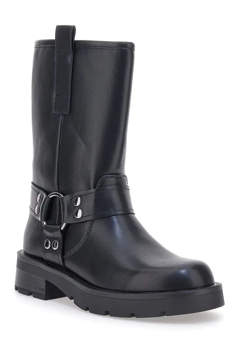 Stivaletti neri con borchie decorative PITTARELLO CAPSULE 24245 miniatura 2