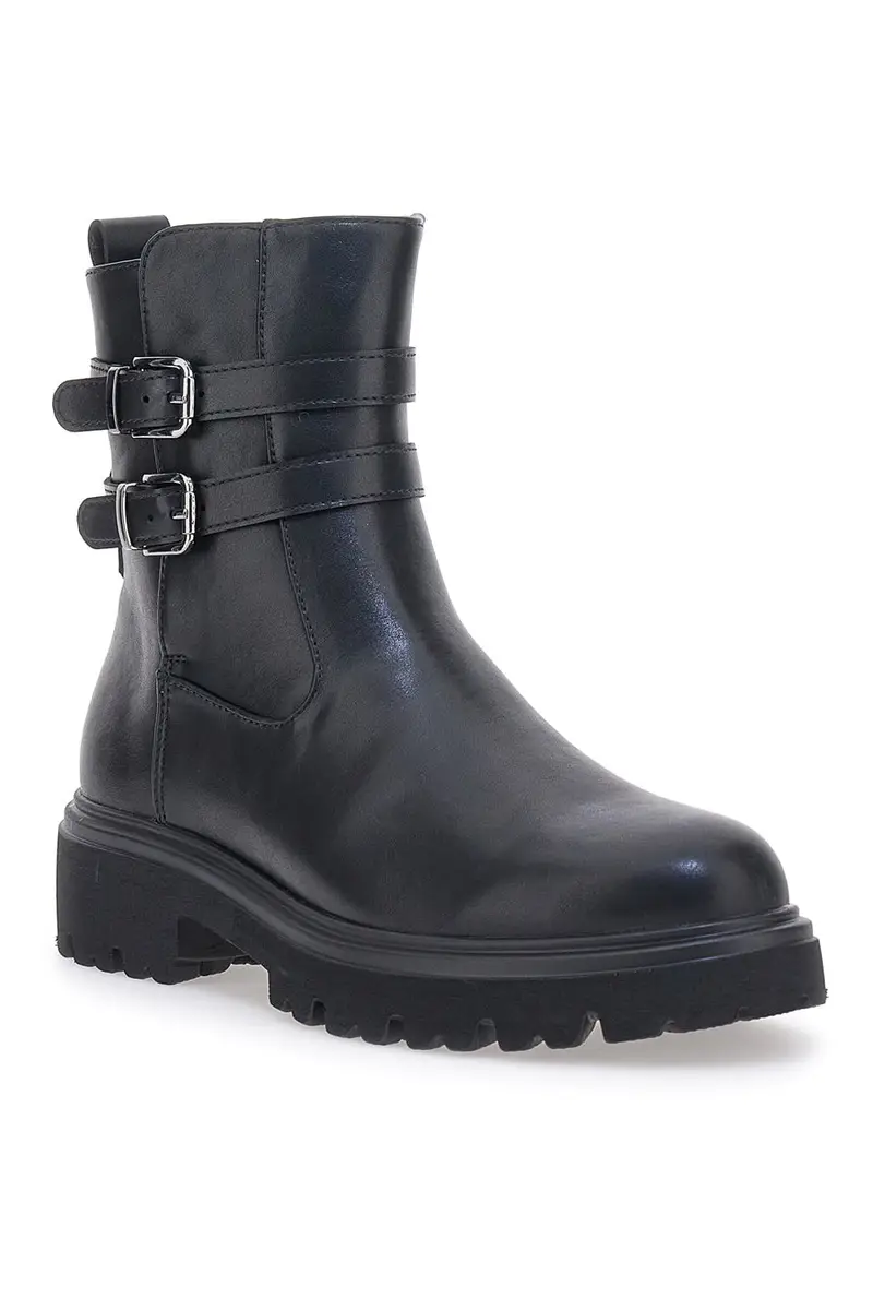 Stivaletti neri con cinturini decorativi PITTARELLO CAPSULE 24179 001 miniatura 2