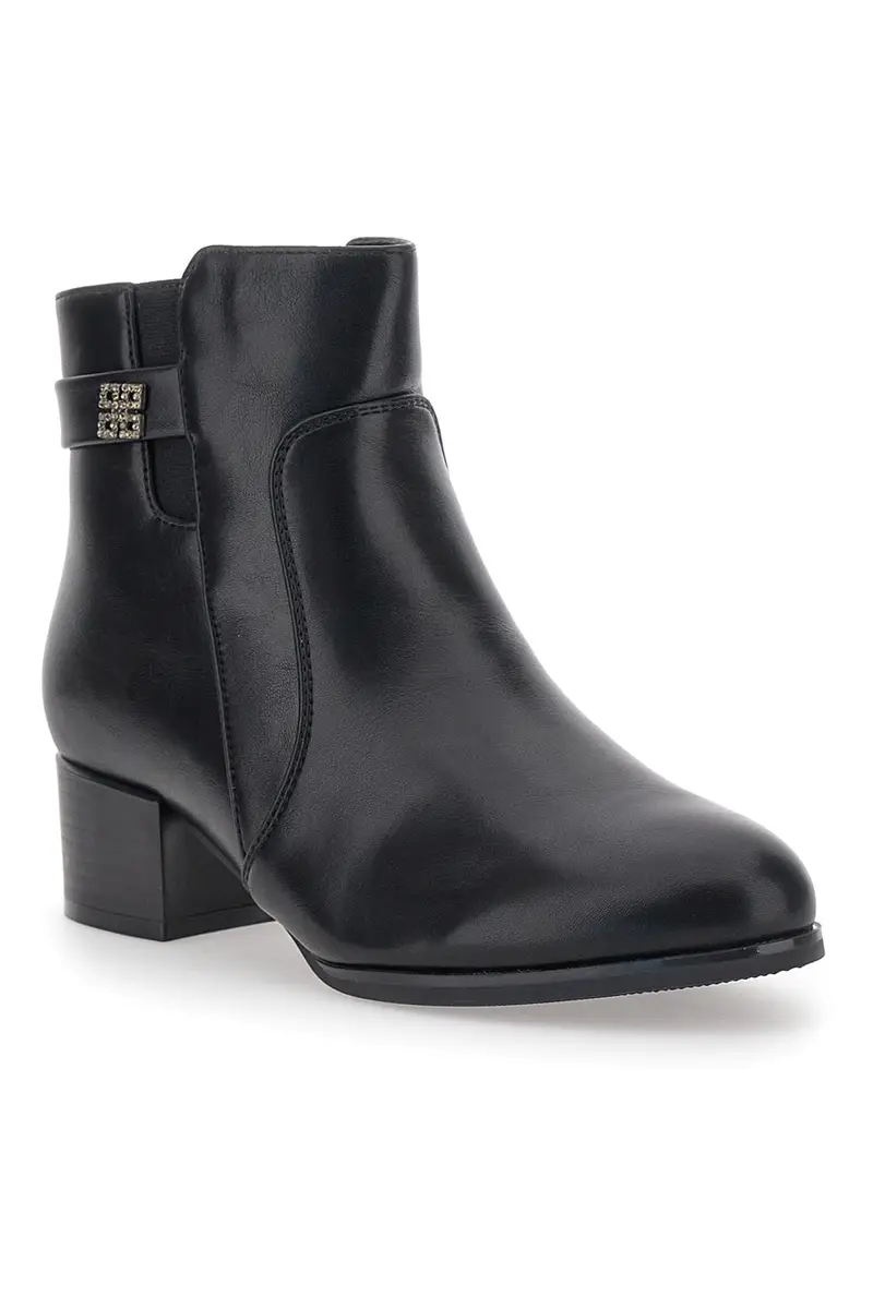 Stivaletti Neri Con Tacco a Blocco 4 cm Me & Me CDNYYONG98 miniatura 2