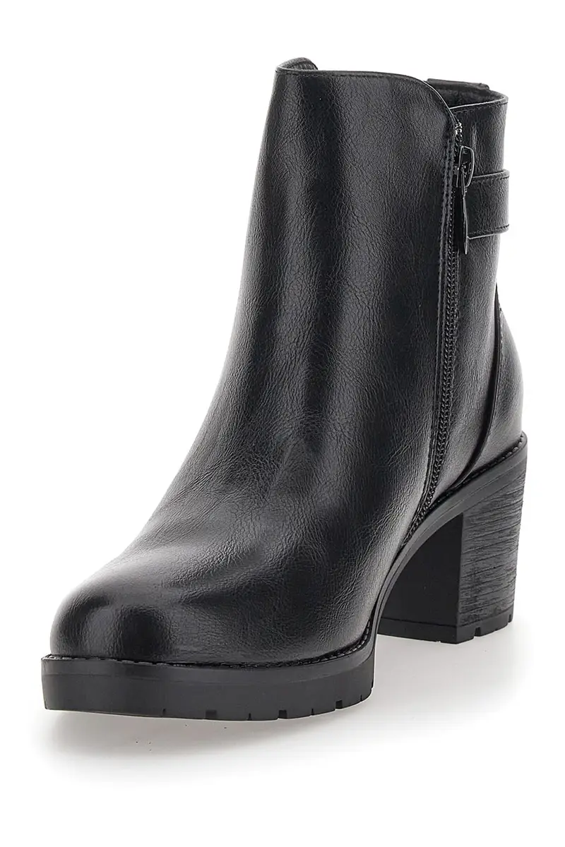 Stivaletti neri con tacco a blocco THE FIRST 479 THE FIRST 479 miniatura 3