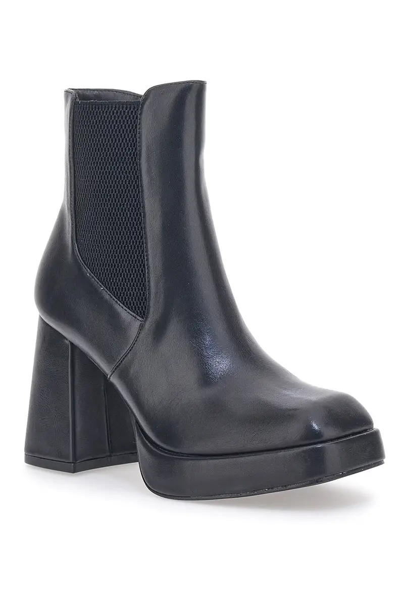 Stivaletti Neri con Tacco Alto Le Havre Paris 1902 miniatura 2