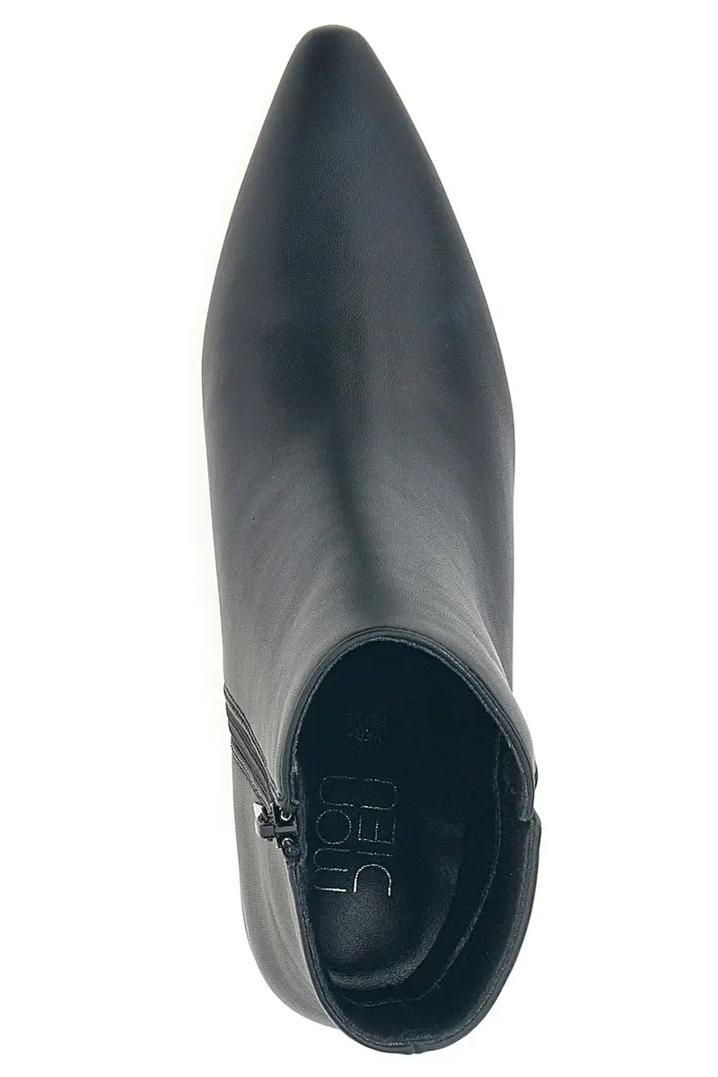 Stivaletti neri con tacco basso e intrecci laterali Mon dieu BZD200Q2 miniatura 3