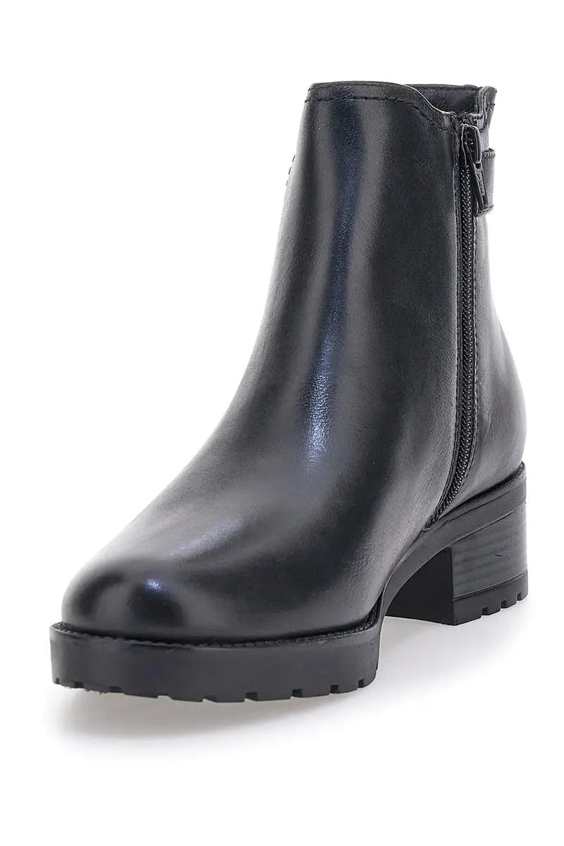 Stivaletti neri con tacco basso e memory foam Pittarello 21162 miniatura 3