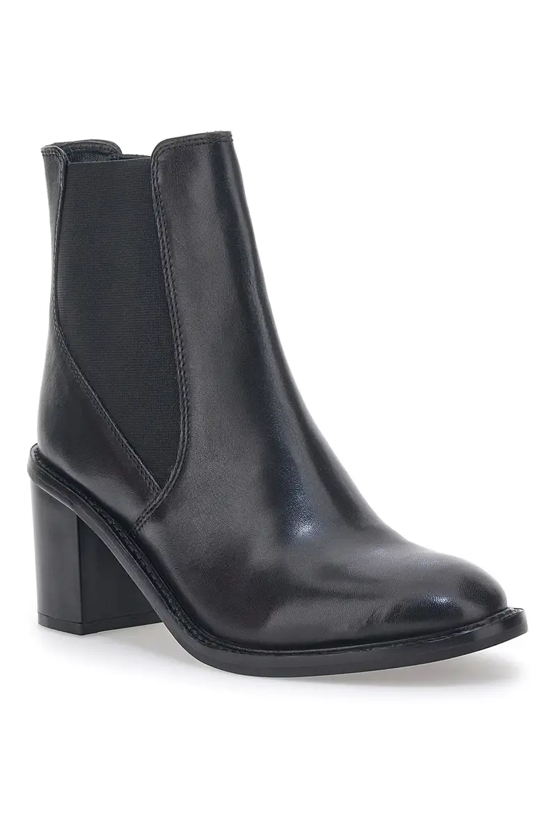 Stivaletti Neri Con Tacco Pittarello Rock 6740 miniatura 2