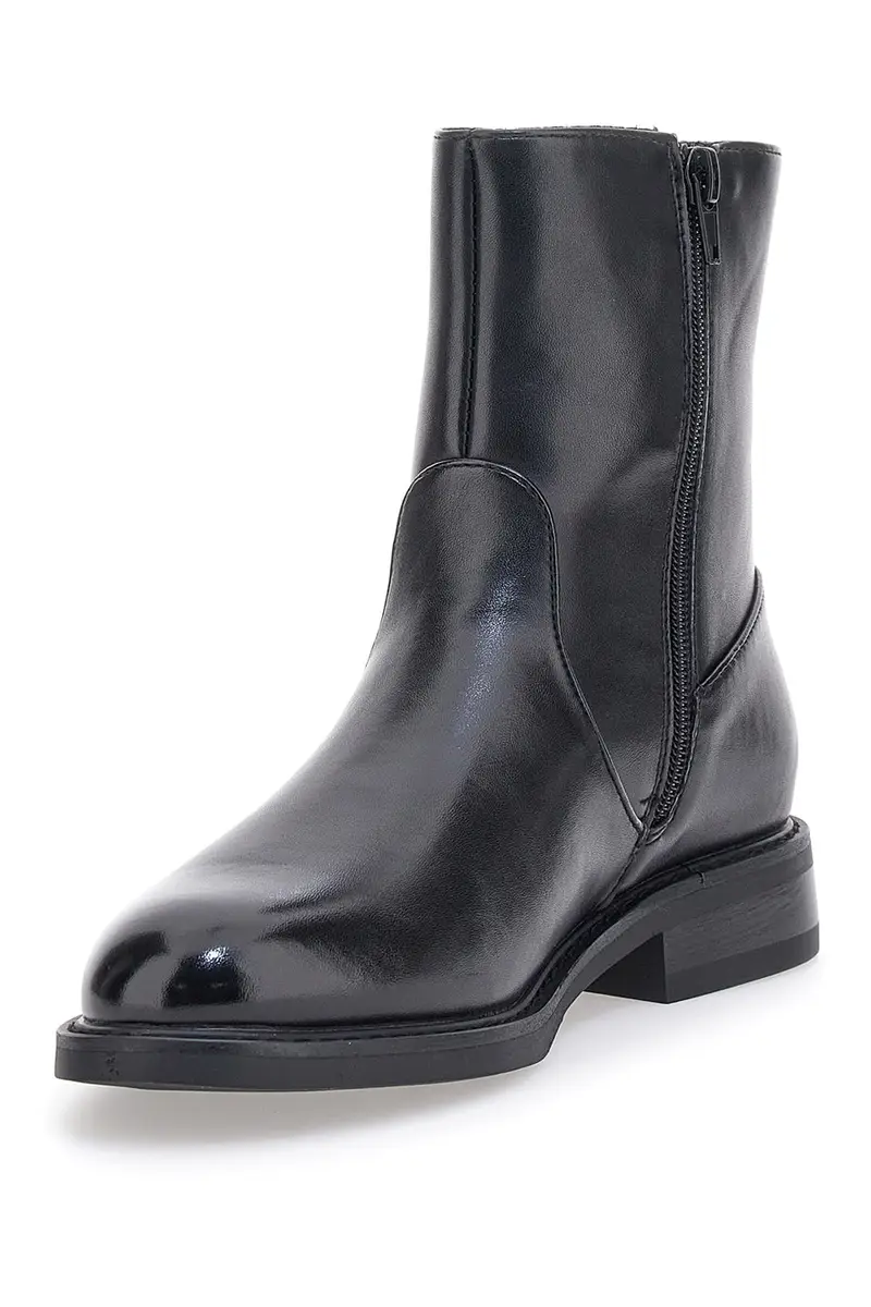 Stivaletti neri con tomaia liscia MARIELLA BURANI 50920676 miniatura 3