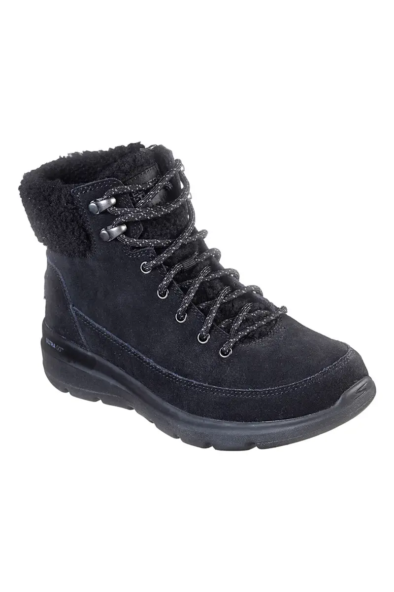 Stivaletti neri imbottiti SKECHERS GLACIAL ULTRA WOODLANDS miniatura 2