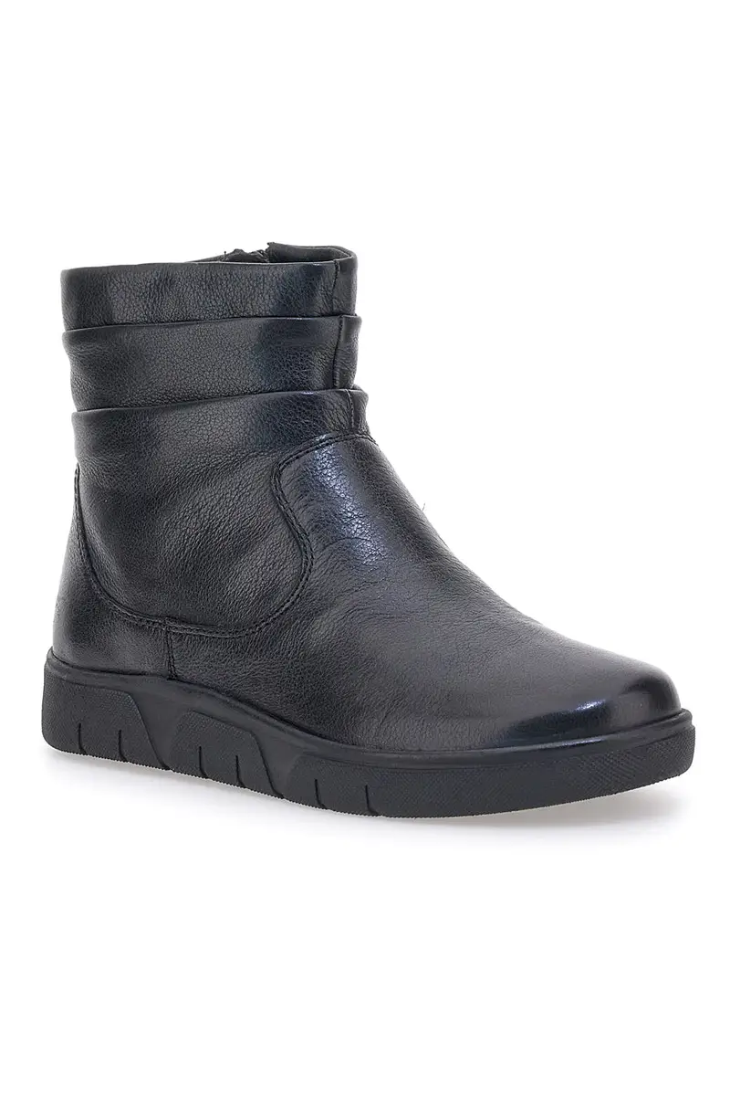 Stivaletti neri in pelle con memory foam Pittarello 17801 miniatura 2