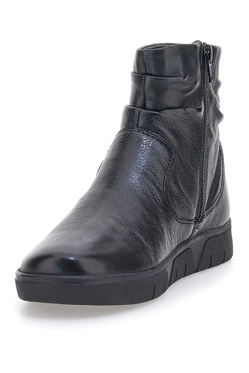 Stivaletti neri in pelle con memory foam Pittarello 17801 miniatura 3