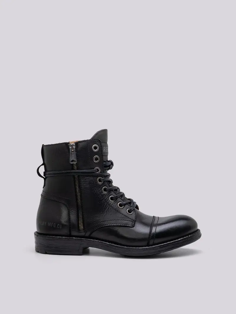 Stivaletti Stringati In Pelle Pack Phim