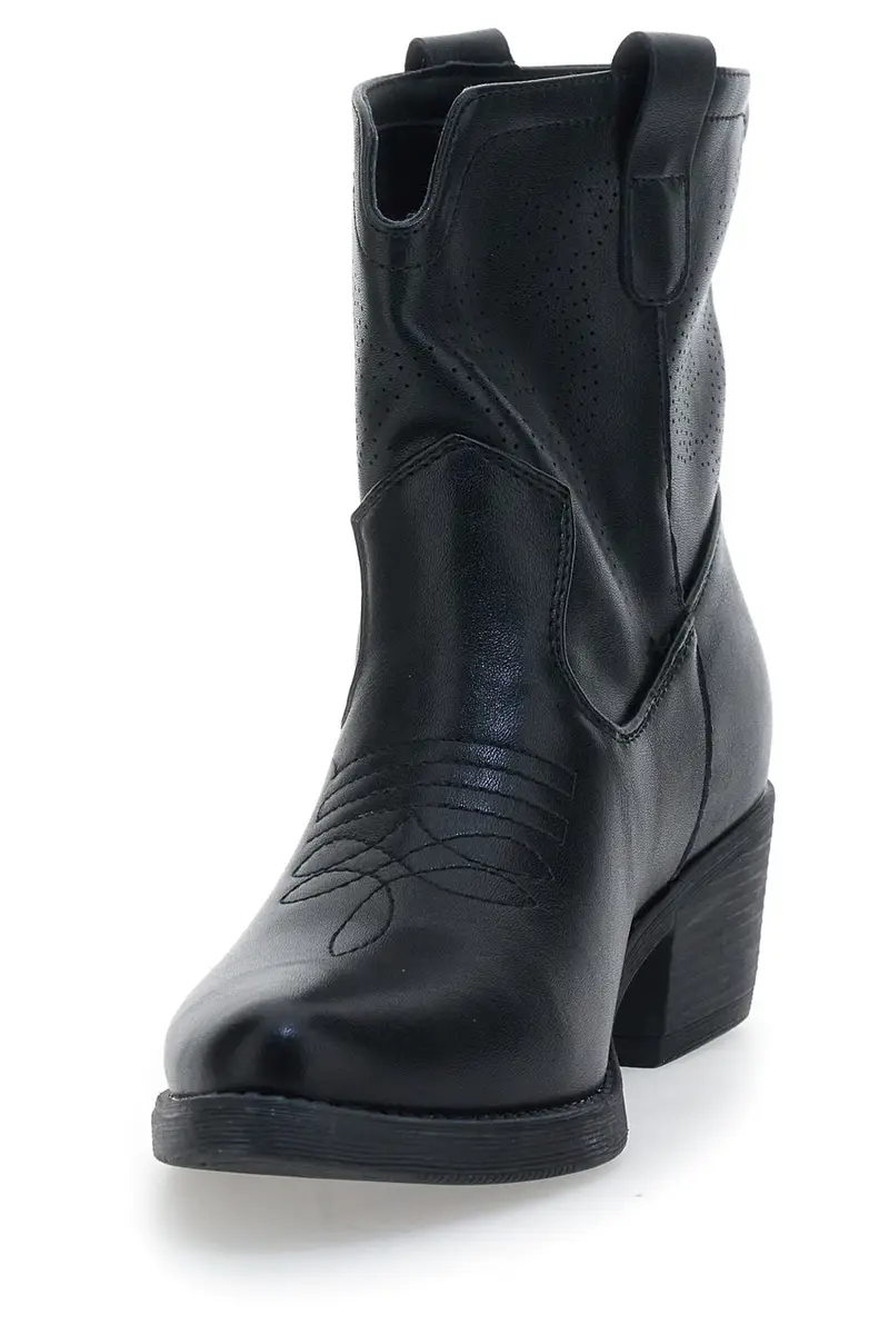 Stivaletti Taxani Neri con Tomaia Liscia CAFÈ COST RQ2204A miniatura 3