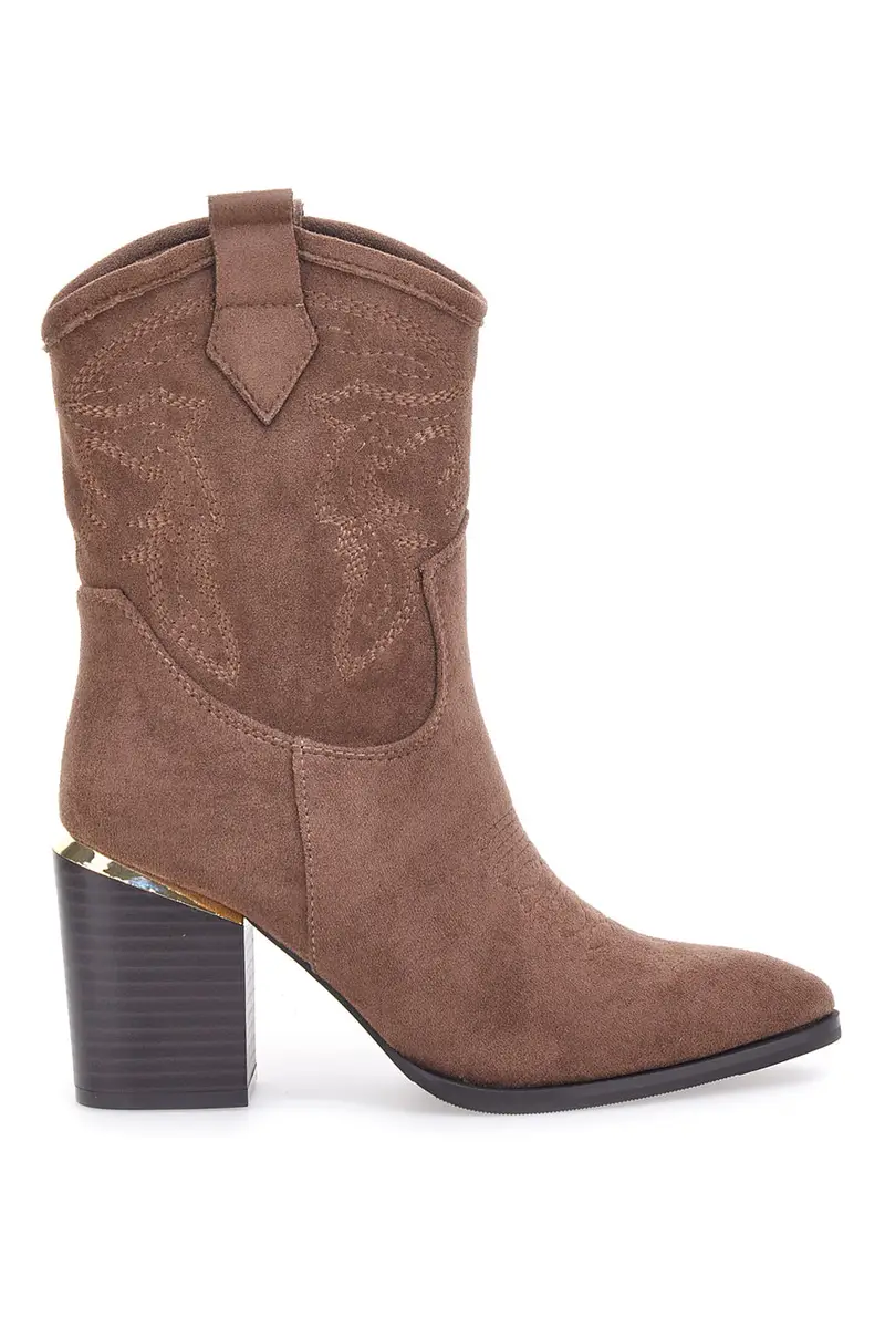 Stivaletti Texani Marroni Mon Dieu 23056