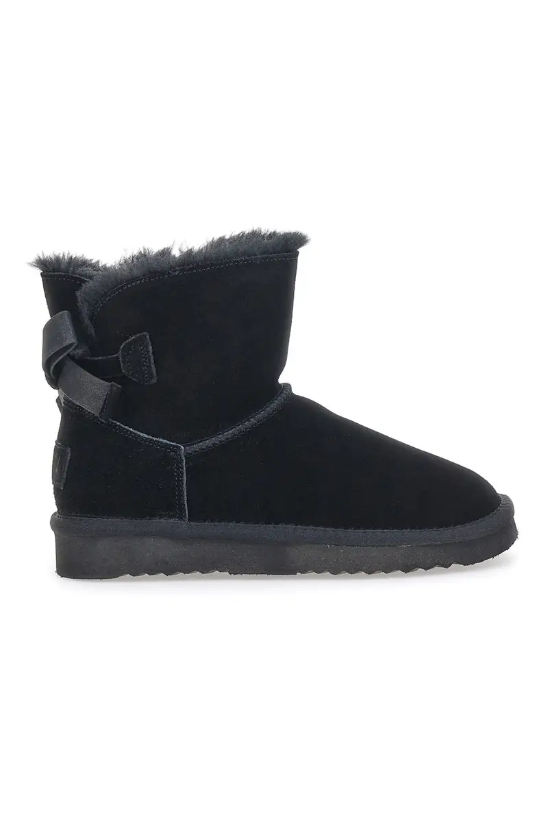 Stivaletti Vera Pelle Pittarello Wow 3158 Neri con Fiocco