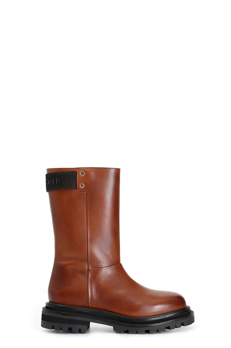 stivaletto donna in pelle cuoio 38