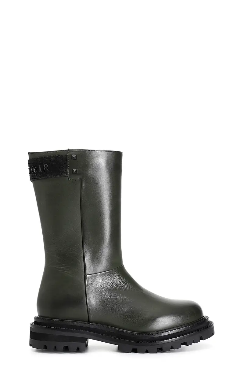 stivaletto donna in pelle verde 36