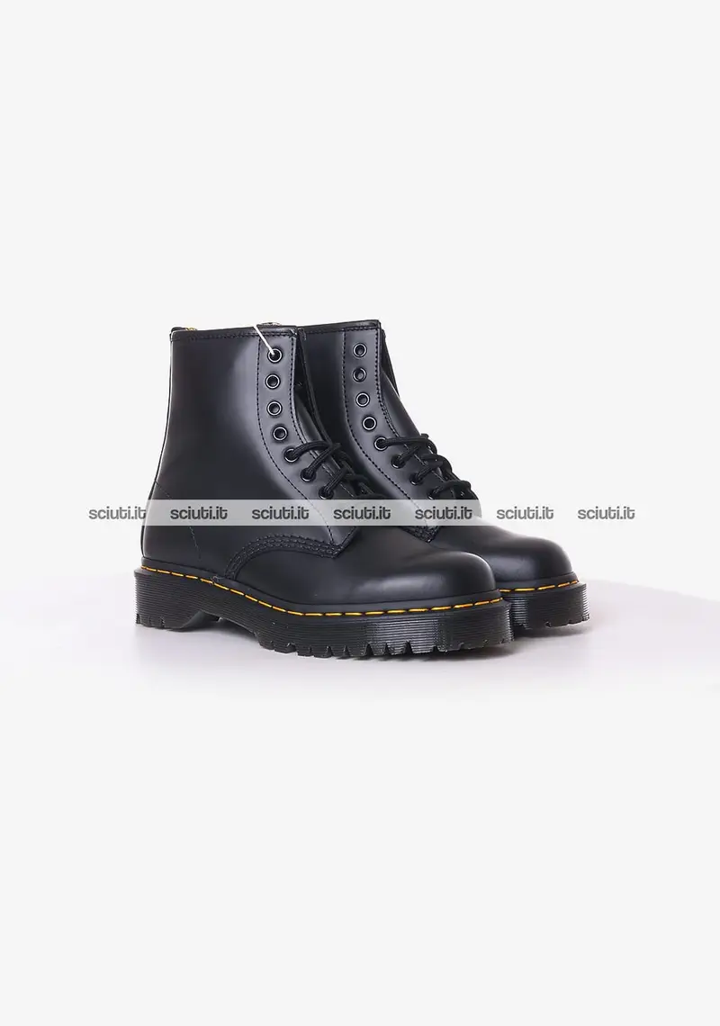 Stivaletto Dr Martens donna nero 1460 BEX in pelle opaca
