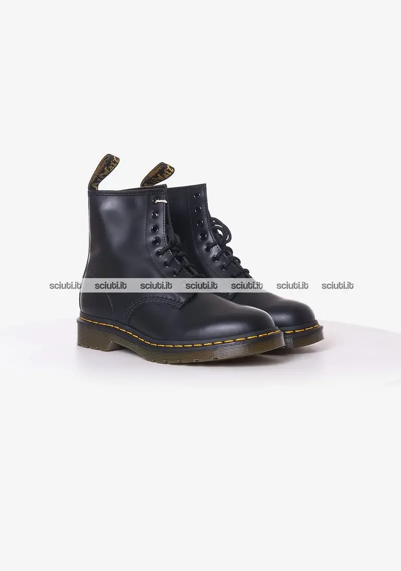Stivaletto Dr Martens donna nero 1460 in pelle opaca