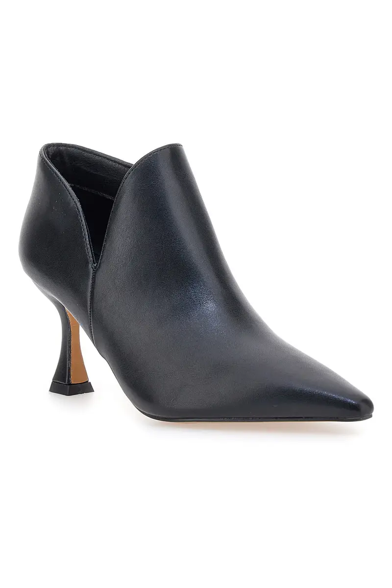 Stivaletto nero a punta con tacco a rocchetto Mon Dieu B8830Q8820Q11 miniatura 2