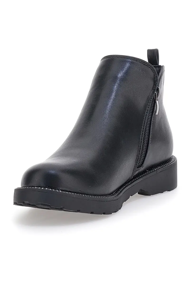 Stivaletto nero con inserti metallici ME & ME 1214 miniatura 3