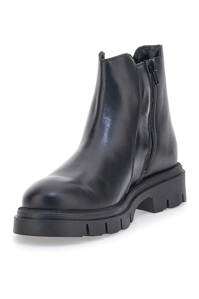 Stivaletto nero in vera pelle con elastico laterale PITTARELLO GLAM 2546019 miniatura 3