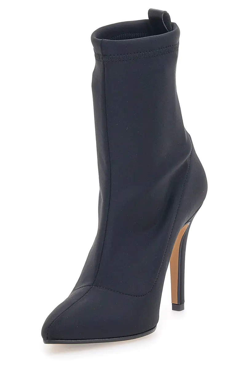 Stivaletto Socks Nere con Tacco Pittarello 4390 miniatura 3