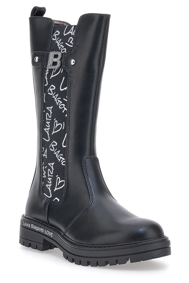 Stivali Chelsea Neri Laura Biagiotti 8644 miniatura 2